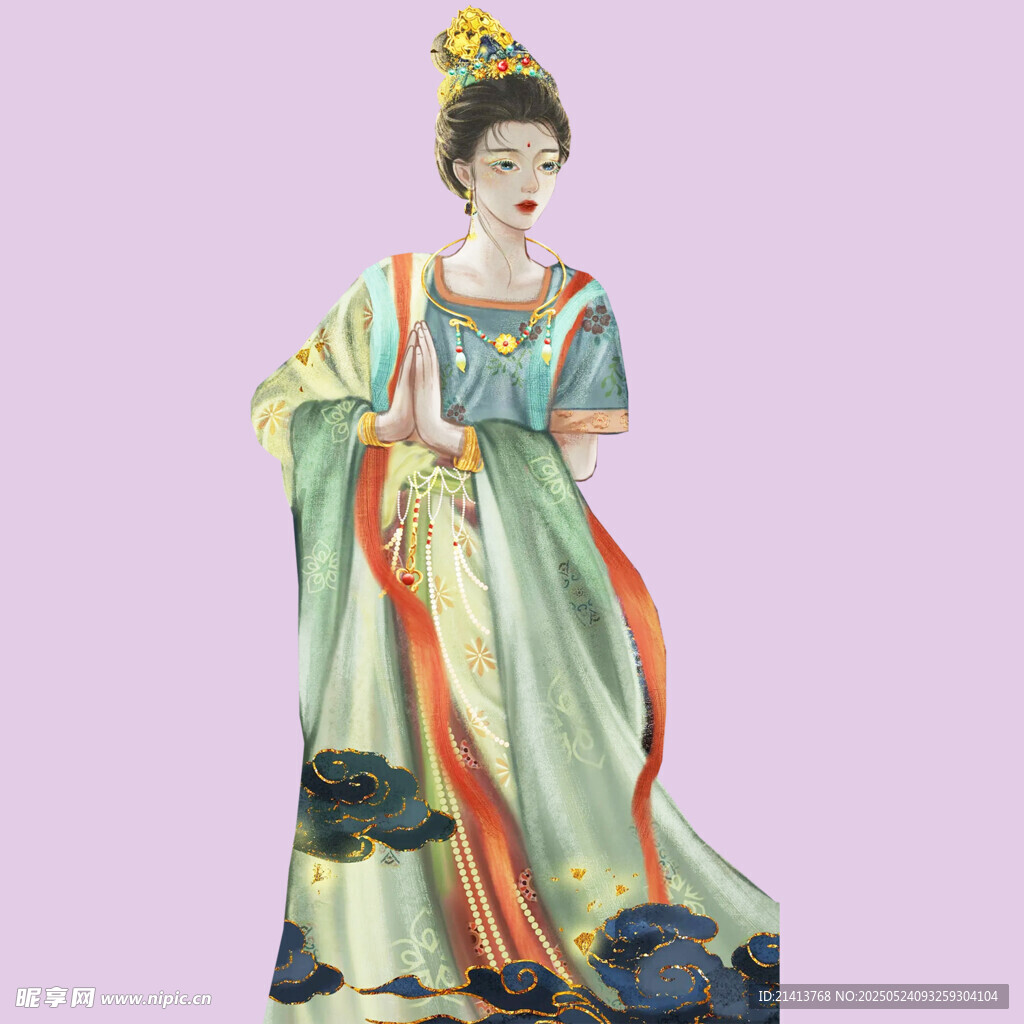 古典优雅古装女子形象