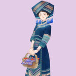 壮族女子传统服饰
