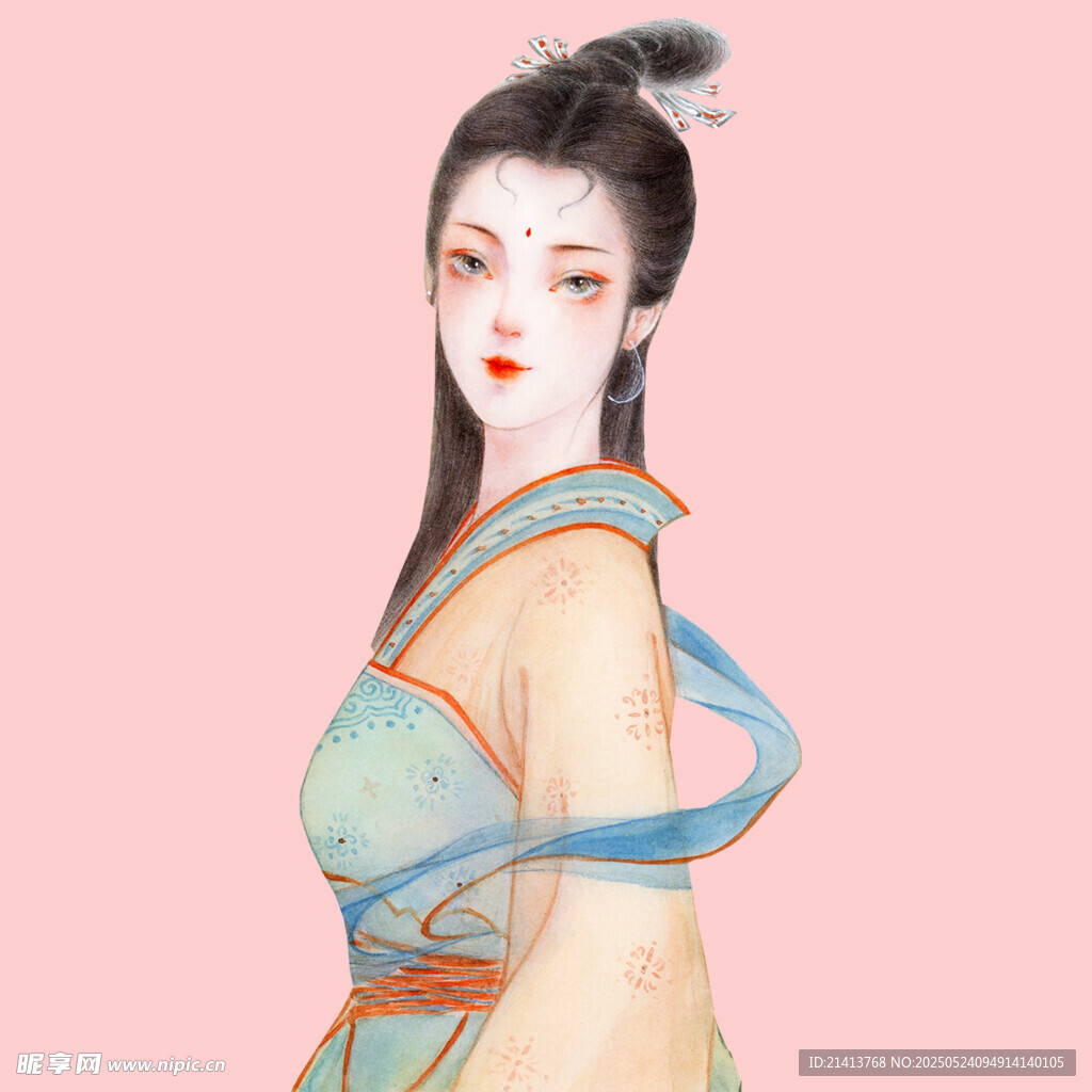 古风汉服女子优雅形象