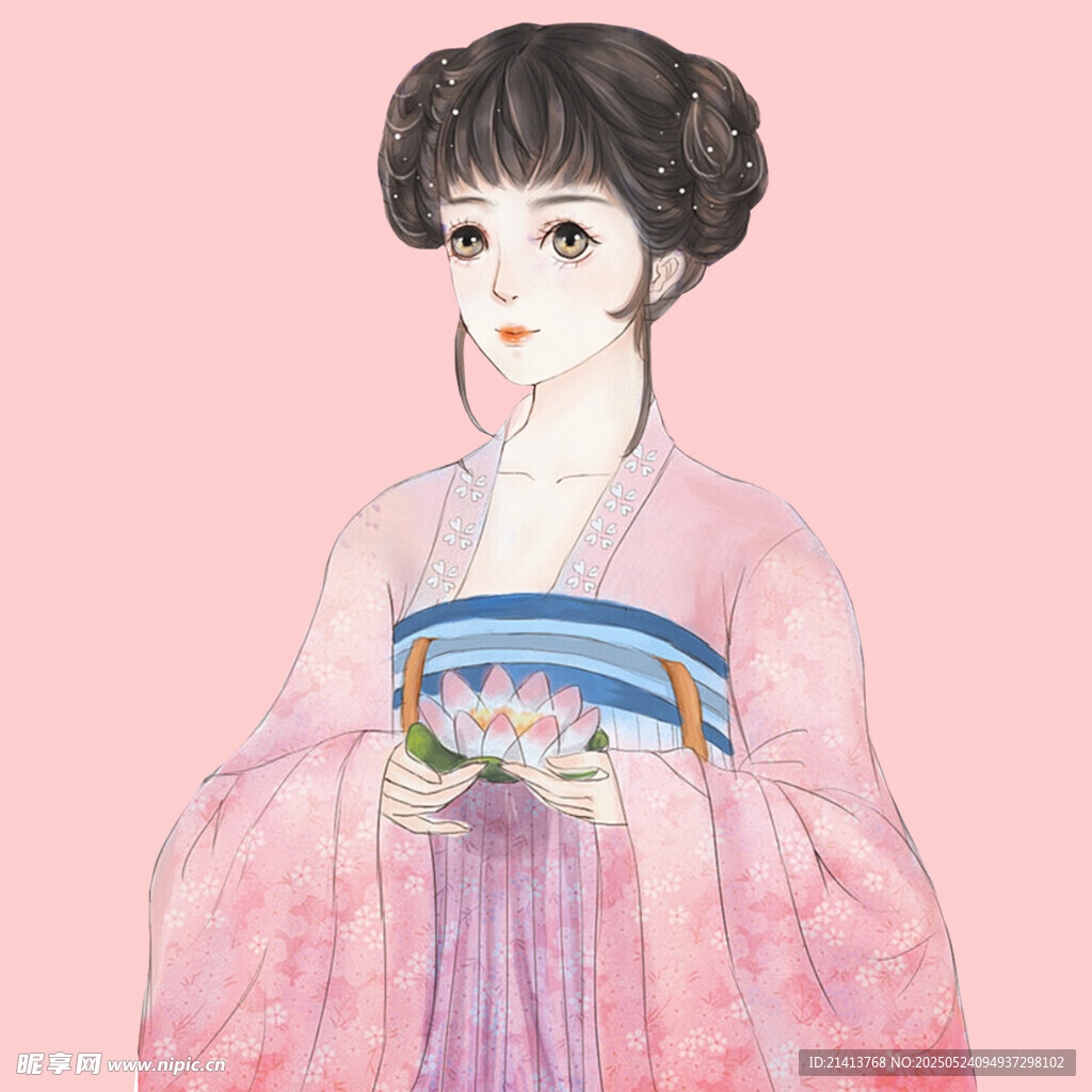 古风汉服少女优雅形象