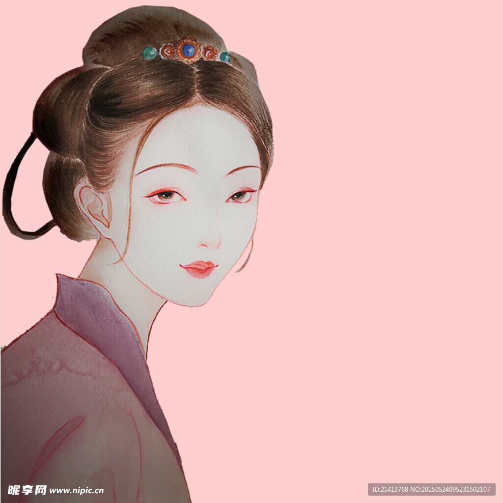 古风女子发髻造型