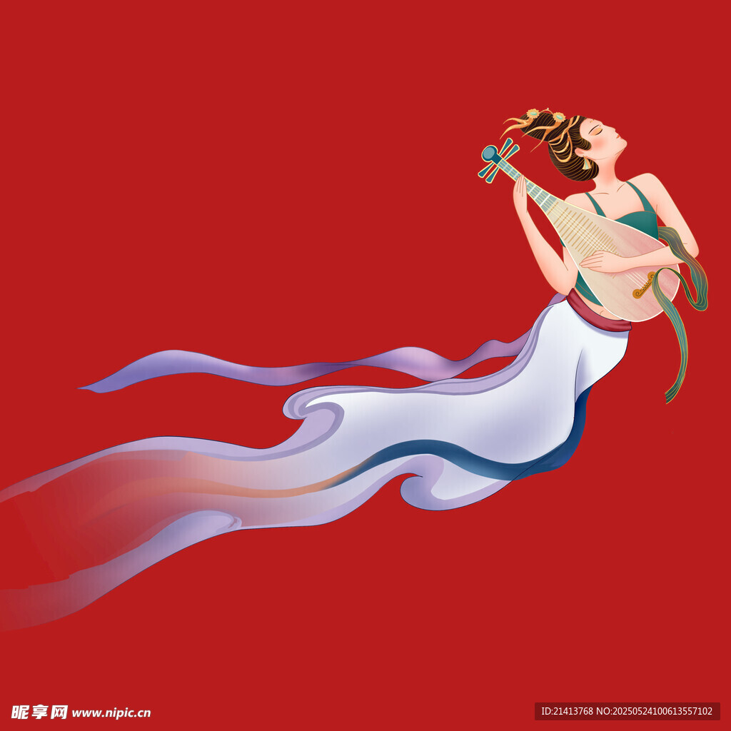 飞天神女 彩带飘飞