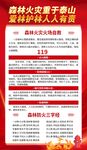 森林防火宣传页