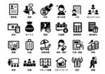 商务办公相关图标集合