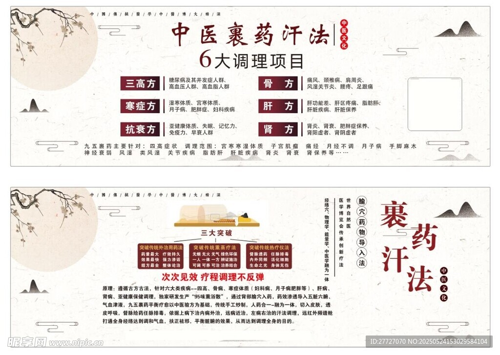 中医裹药汗法