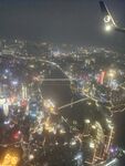 城市璀璨夜景俯瞰视角