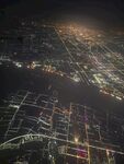城市夜景俯瞰图