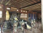 古代青铜器物陈列场景