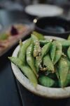 美味翠绿日式毛豆