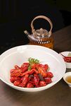美味小龙虾配茶饮