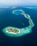 美丽海岛俯瞰图