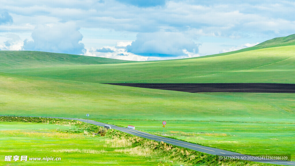 草原公路美景