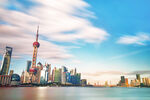 上海外滩城市天际线美景