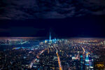 璀璨都市夜景俯瞰图