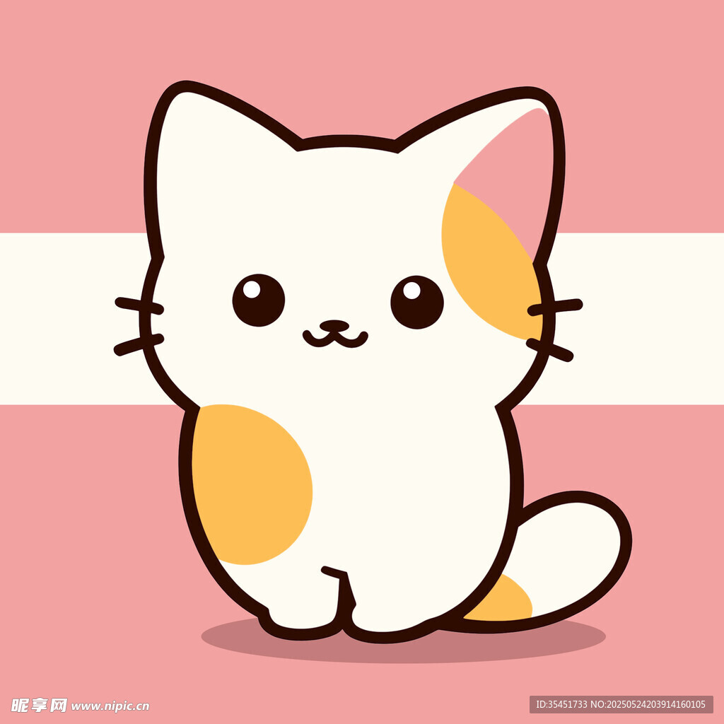 可爱猫咪卡通形象