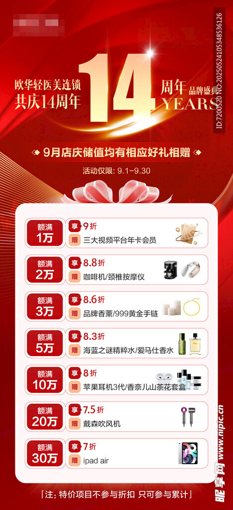 14周年庆促销活动展示