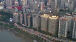 城市河畔高楼景观