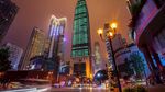 繁华都市夜景璀璨灯火