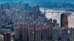 城市高楼景观俯瞰图