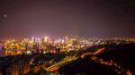 城市璀璨夜景俯瞰图