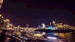 重庆夜景璀璨的江边风光