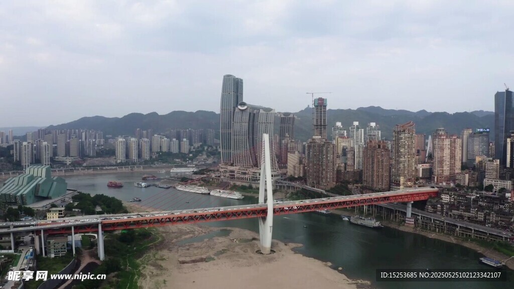 城市桥梁与建筑景观
