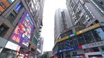 繁华都市商业街景象