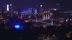 城市璀璨夜景灯光秀