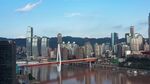 重庆城市天际线与跨江大桥