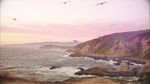 海边黄昏美景