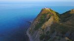 海岸山巅美景