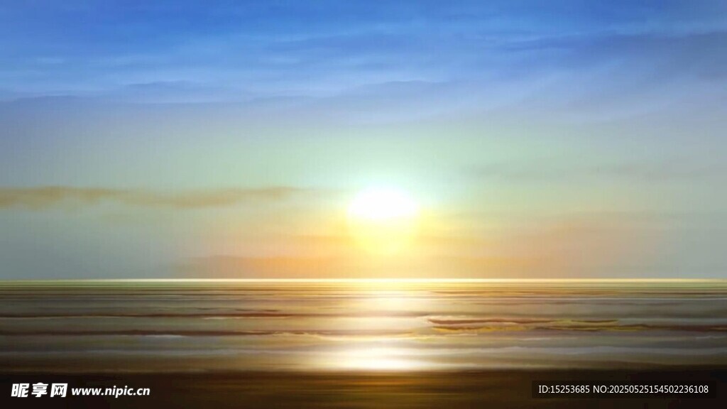 海上日出美景