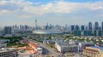 城市天际线俯瞰景观