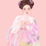 古风汉服女子优雅形象