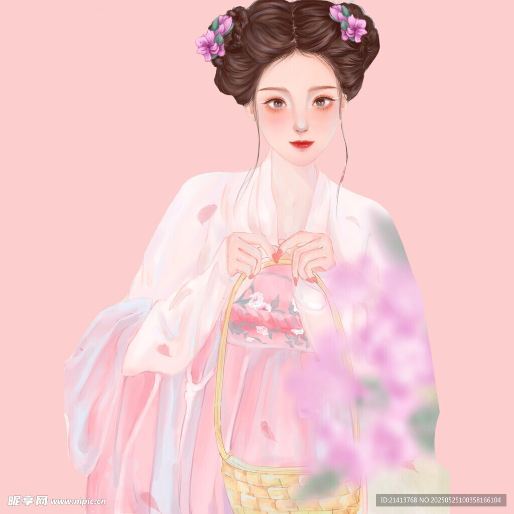 古风汉服女子优雅形象