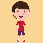 开心小男孩