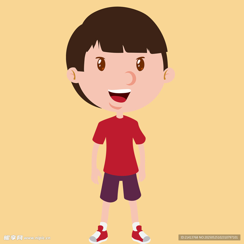 开心小男孩