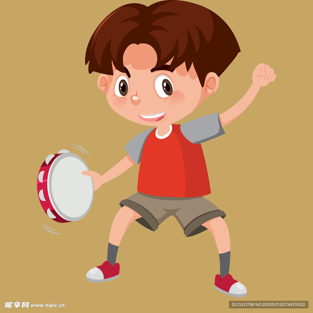 敲鼓的小男孩