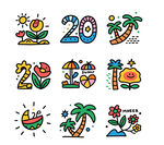 2024年多彩节日元素图标