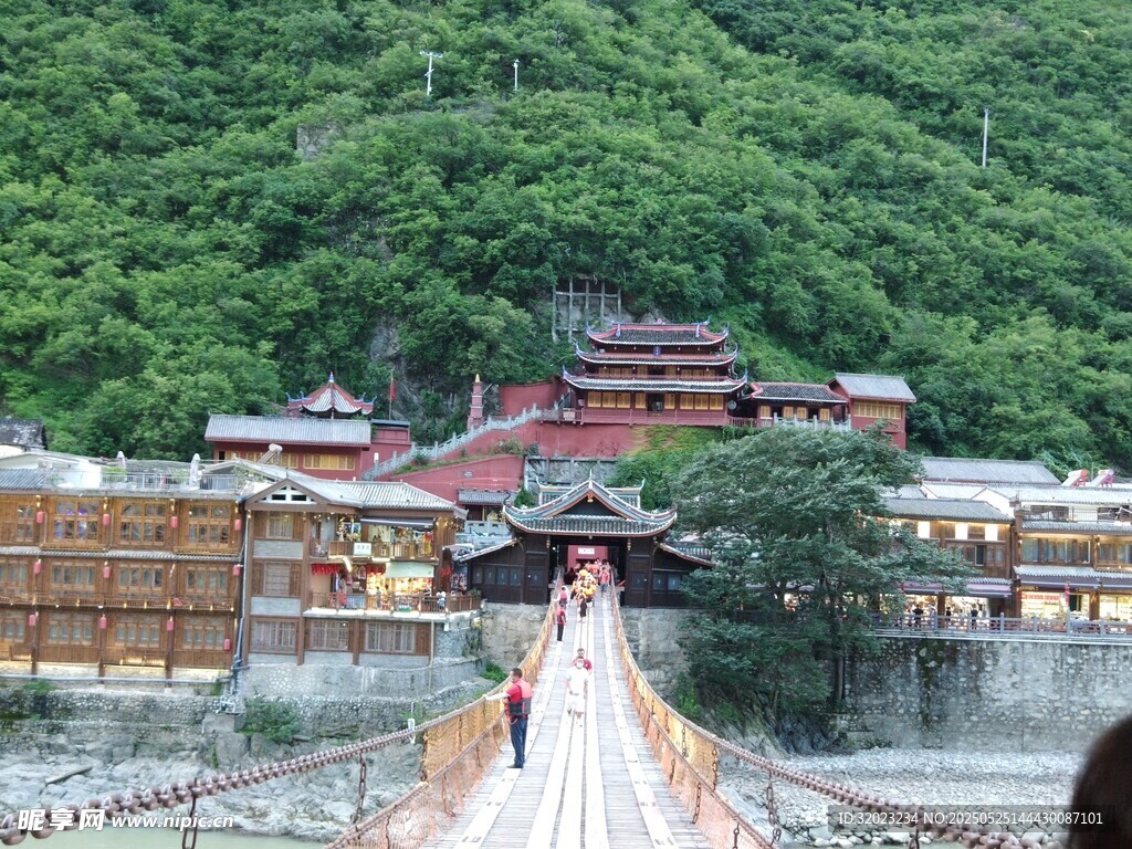 泸定桥 古桥美景