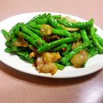 五花肉炒豆角