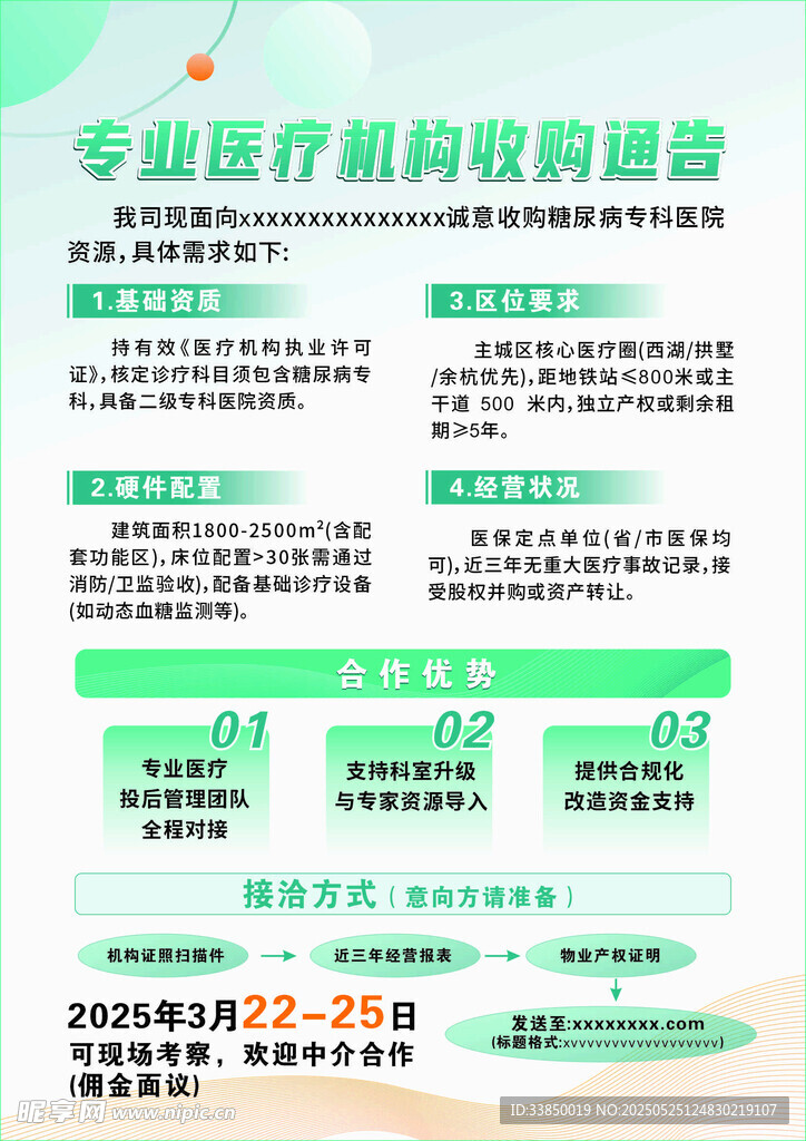 专业医疗机构收购指南DM单