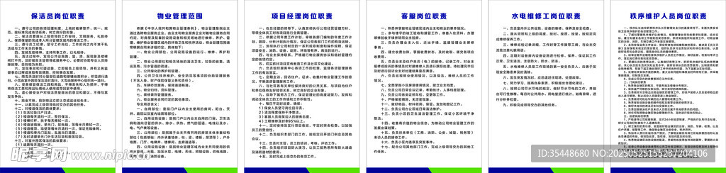 小区物业制度