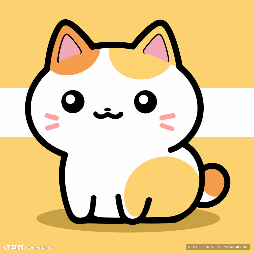 可爱猫咪卡通形象