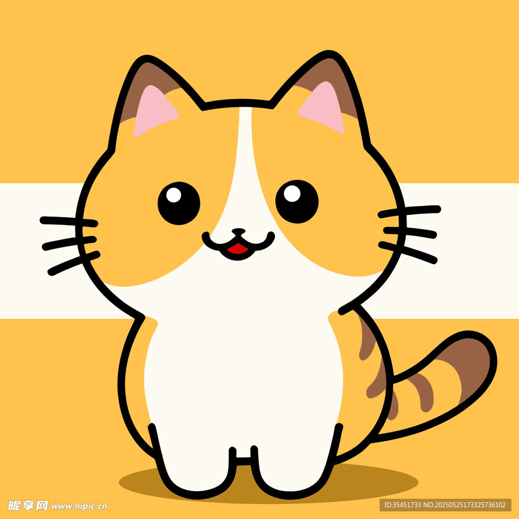 可爱猫咪卡通形象