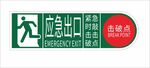 应急出口标识牌