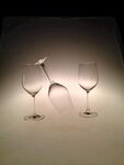 优雅酒杯艺术造型展示