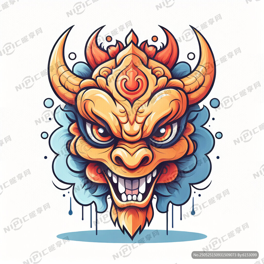 抽象的 卡通的 颜色层次多一些
