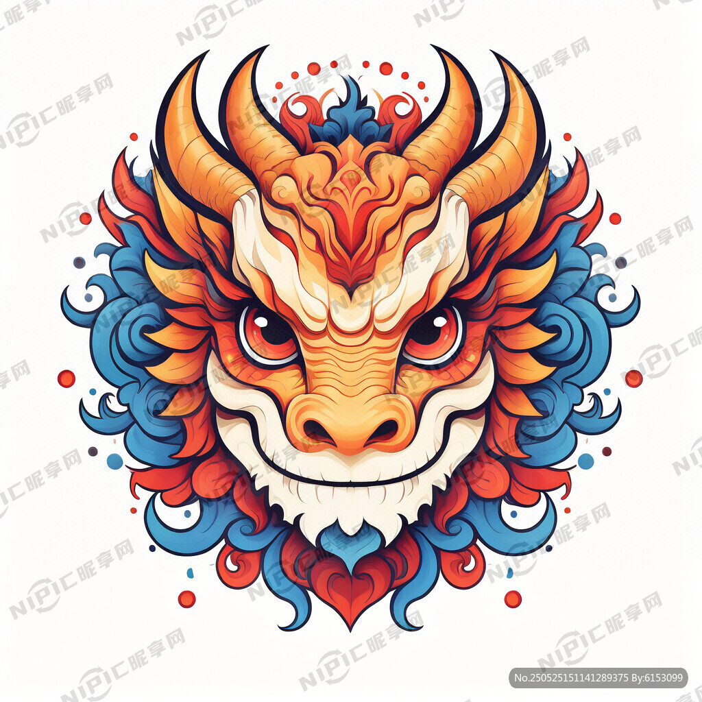 抽象的 卡通的 颜色层次多一些