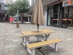户外休闲桌椅 街道场景